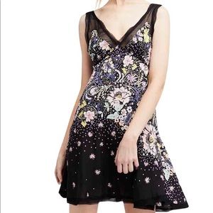 Free People Dress “Longwood Printed Slip” XS